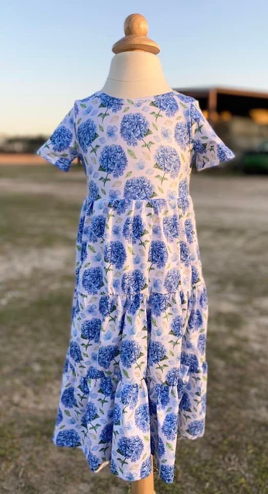 Hydrangea Maxi Dress
