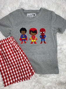 Superheros Short Set